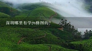 深圳哪里有学ps修图的？