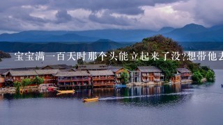 宝宝满1百天时那个头能立起来了没?想带他去拍些艺术照，头都立不起来的话每张都是躺着好像没什么意思?