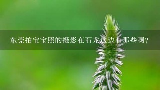 东莞拍宝宝照的摄影在石龙这边有那些啊？