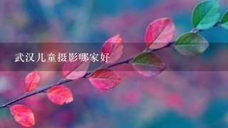 武汉儿童摄影哪家好